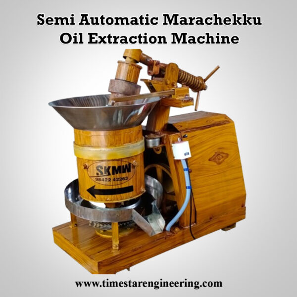 Semi Automatic Marachekku Oil Extraction Machine