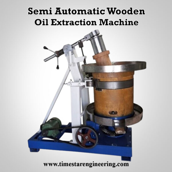 Semi Automatic Wooden Oil Extraction Machine