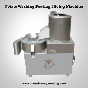 Potato Washing Peeling Slicing Machine
